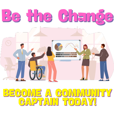 Be the change; become a community captain today