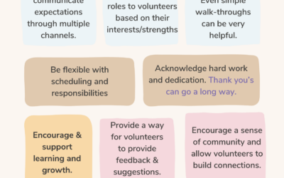 Top 10 Tips for Managing Volunteers